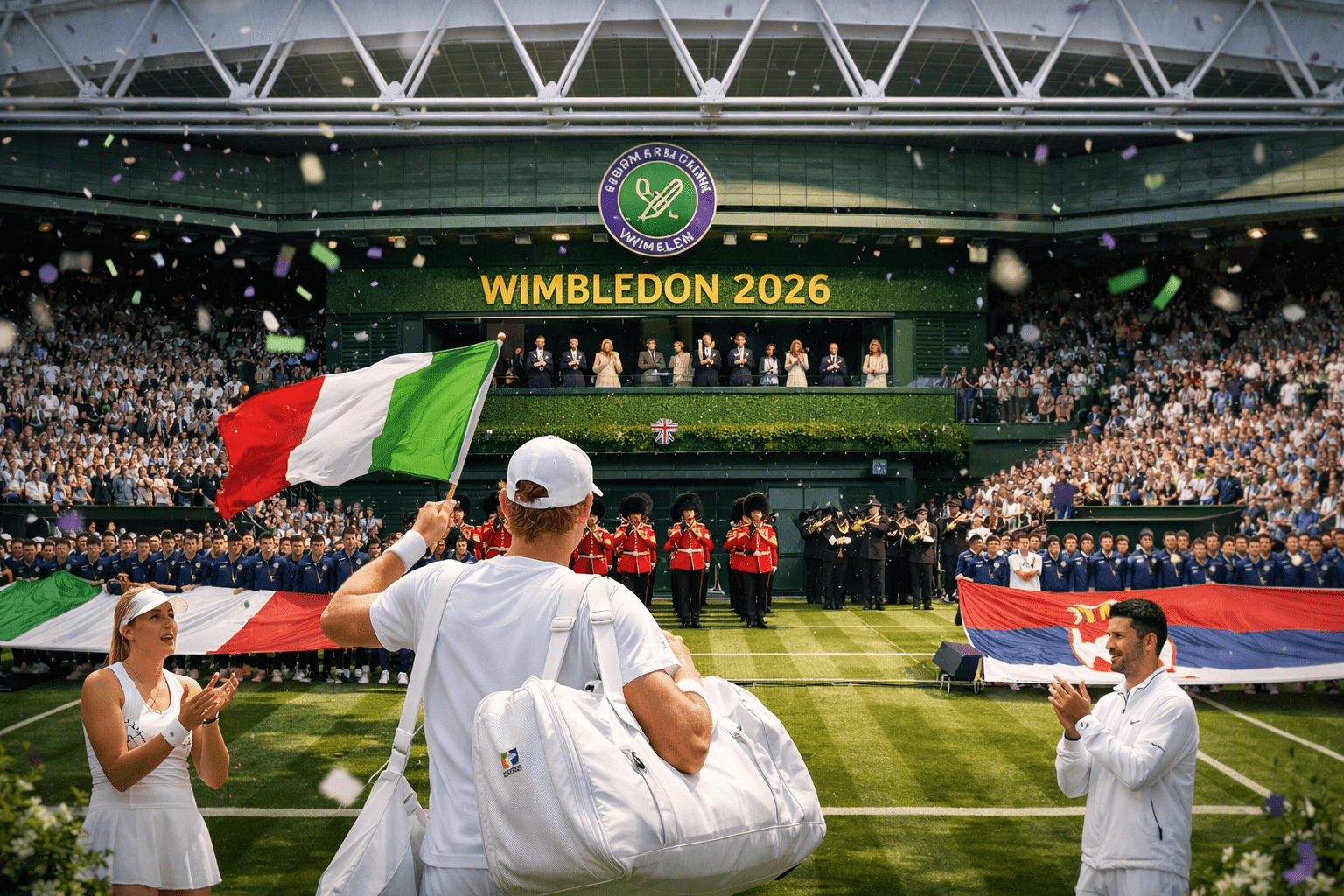 Wimbledon Day 1: Tocca a Sinner! Il programma del lunedì sul Centrale (e c’è anche Djokovic)